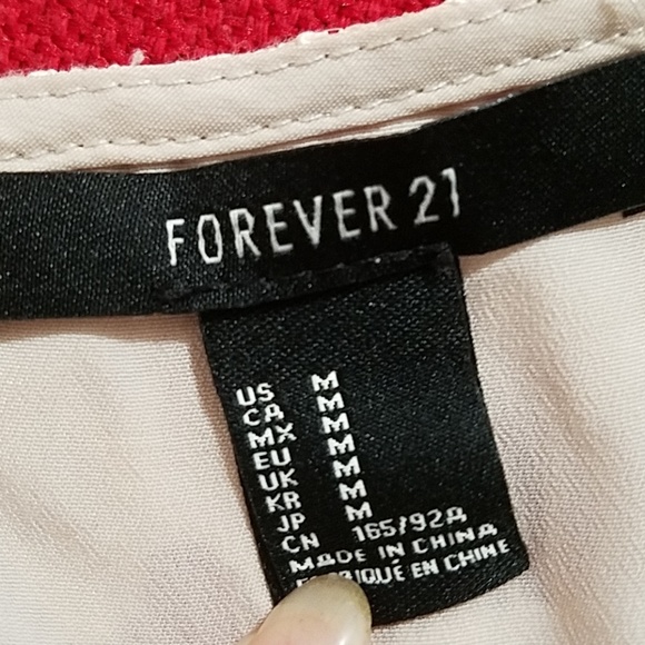 FOREVER 21 Cream/blush/beige lacey dress Med. EUC - Picture 2 of 8